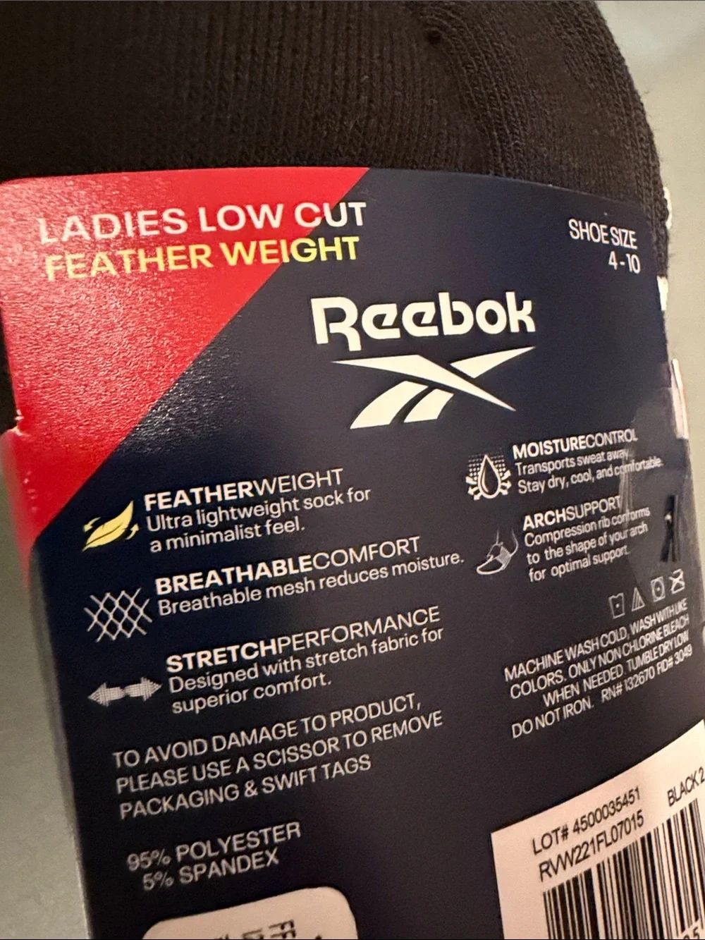 Reebok comfortable ankle